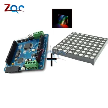 Plin de culoare Curcubeu Colorduino V2.0 Dot Matrice RGB LED Driver scut + LED RGB Matrice Modulul Driver de Placa 8 pentru Arduino, AVR