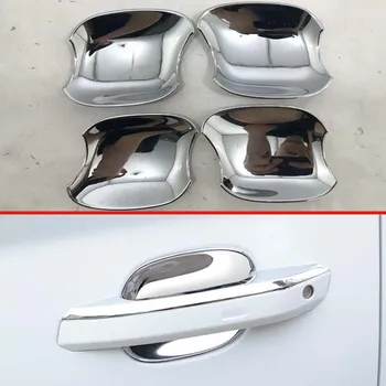Chrome Mânerul Ușii Castron cu Capac Pentru Audi A4 B8/Q3/Q5/S4/ A5/ S5/ RS5/ Styling Auto Tapiterie ABS Plastic Accesorii DQ-046