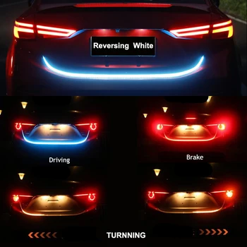 Auto Interior, LED Strip Portbagaj Lumina de Semnalizare Suplimentare Lampa de Stop Dynamic pentru Mercedes-Benz W166 W176 W204 W207 W212 W218 W245 W251