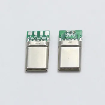 Original 150Set USB 3.1 Tip-C pentru Tip C Plug-verso plug pentru DIY Conector de Încărcare pentru OD 3.0mm2 Cablu