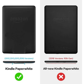 Caz pentru Kindle Paperwhite de Somn/Wake Auto Inteligent de Protecție Caz Acoperire se Potrivește Amazon Kindle Paperwhite 2012/2013//2017 Ereader