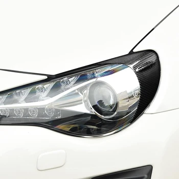 Pentru Subaru BRZ Pentru Toyota GT86 2012-2016 Fibra de Carbon, pleoape Faruri Pleoape Autocolante Auto Fata Spate Sprancene Capacul Ornamental