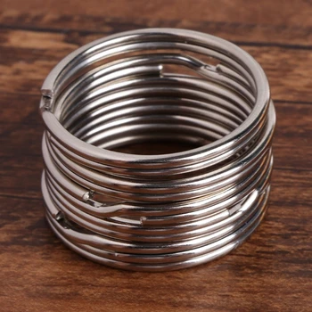 100 Buc/Punga-Cheie Inele din Oțel Inoxidabil 30mm Bijuterii de Argint Constatările DIY Accesorii