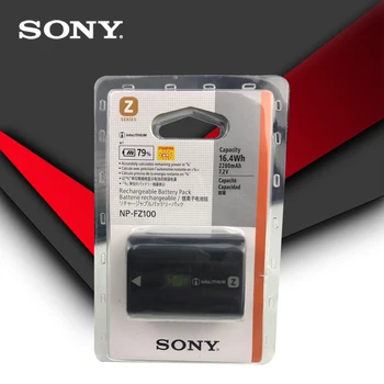 Original Sony NP-FZ100 NP FZ100 aparat de Fotografiat Baterie A9 / A7R III / A7 III / ILCE-9 ILCE9 ILCE-7RM3 ILCE-7M3 Mark III ca NPF100