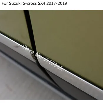 Pentru Suzuki S-Cross SX4 2017 2018 2019 2020 Masina de Acoperire din Oțel Inoxidabil Ușa Laterală a Corpului de Echipare Cadru Stick Bandă Streamer Turnare
