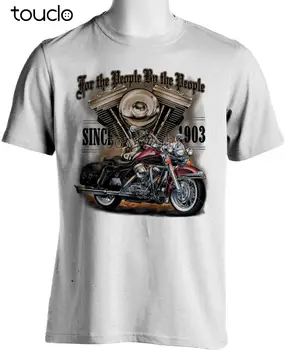 Noi de Vară de Înaltă Calitate Tee Camasa Pentru Oamenii Făcute de Americani Din 1903 Motociclist Tricouri Motociclete Americane T-shirt