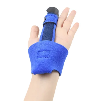 Bine Sănătos 1 buc Deget Brace Suport de Paza Degetele Atelă pentru Artrita Reglabil de Fixare Centura