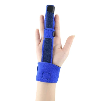 Bine Sănătos 1 buc Deget Brace Suport de Paza Degetele Atelă pentru Artrita Reglabil de Fixare Centura