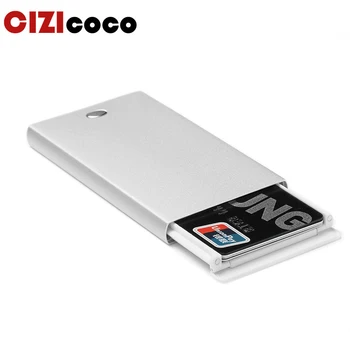 2020 Nou Posesorilor De Carduri De Afaceri De Metal Din Oțel Inoxidabil Creative Office Aluminiu Pachet De Card De Credit, Titularul Cardului Slim Rfid Portofel