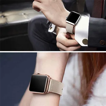 Autentice din Piele de Banda Curea Pentru Apple Watch 42mm 44mm , VIOTOO Accesorii Ceas din Piele WatchBand Curea Pentru iWatch Brățară