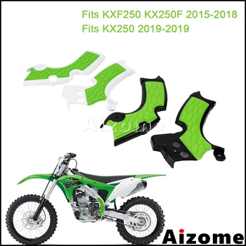 Motocross Cadrul Gărzii de Protecție Acoperă Pentru Kawasaki KXF250 KX250F KX250 KXF KX 250 Verde Off Road Mânere Cadru Paznici