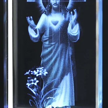 Cristal Isus Interior Sculptură Creștin Cadouri Sfânta Familie Birou Creativ Ornament Cristal De Artă Catolicism Opera De Arta Personalizate