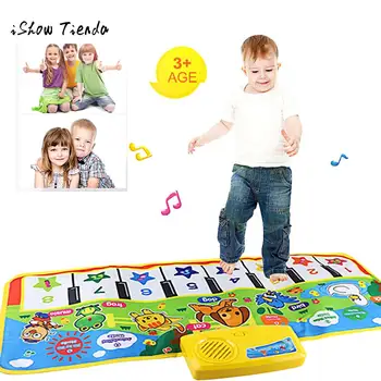 Muzica noua Saltea Copii pian Joc pătură Touch Play de Tastatură Muzică Cântând Sport Covor Mat cel Mai bun pentru Copii Cadouri pentru Copii