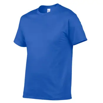 Brand Vânzare Fierbinte de Vara Barbati din Bumbac Tricou Barbati Casual cu Maneci Scurte O-Neck T Shirt Confortabil Culoare Solidă Topuri Tricouri