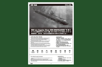 83530 Submarin Modele de Kituri de constructie 1: 350 Scară USS Los Angeles Clasa SSN-688/LE/668I Asamblare Jucarii Pentru Copii pentru Copii și Adulți