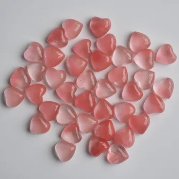 En-gros de 30 buc/lot de Moda watermonl piatră roșie în formă de inimă taxi cabochons margele pentru bijuterii Accesorii face 10mm gratuit