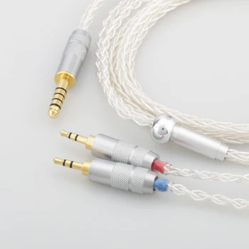 Cablu cu 4.4 mm Echilibrat de sex Masculin la Dublu 2.5 mm tata-Compatibil cu Hifiman HE400S, A-400I, A-400i （Dual 2,5 mm Versiune, HE560