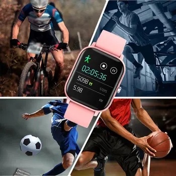 P8 Ceas Inteligent Bărbați Femei Sport IP67 rezistent la apă Ceas cu Heart Rate Monitor de Presiune sanguina Smartwatch pentru Android IOS