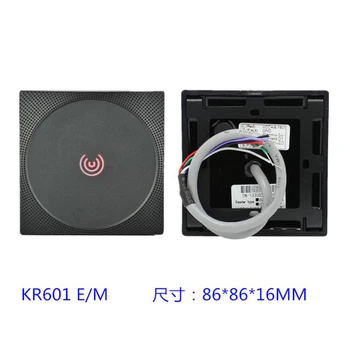 KR601E Control Acces, Cititor de Carduri RFID 13.56 MHZ 125Khz Cititor de Card de Proximitate Wiegand 26 34 Cititor NFC IP65 rezistent la apa