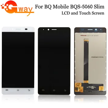 De înaltă Calitate, Testate Pentru Mobil BQ BQS-5060 Slim BQS 5060 Display LCD +Touch Screen digitizer+Instrumente Gratuite
