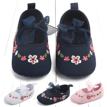 Nou-născut Prima Pietoni Pantofi de Copil Non-alunecare Copii Fete Copii Florale Pantofi de Printesa Pantofi cu Talpă Moale Copii Copilul Sugar Cizme