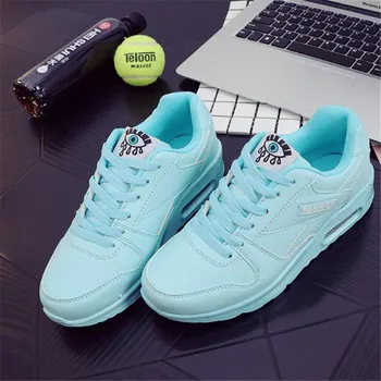 Femei pantofi de sport ochiurilor de plasă respirabil pantofi de alergare pentru femei alb pernă de aer de mers pe jos adidași Doamnelor pantofi de jogging în aer liber