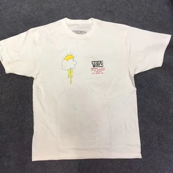 Travis Scott Kanye Ziua de nastere Parte Astroworld Tee tricou Bărbați Femei 1:1 de Înaltă Calitate de Moda Travis Scott T-shirt