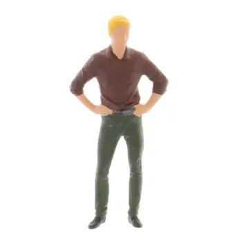 Clasic 1:64 Scară Figuri Masculine Diorama Scena Scenariu Model De Kit De Caracter