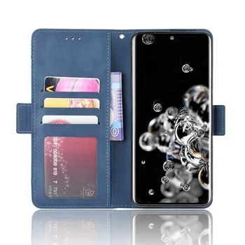 Caz pentru Samsung S20 S20+ S20 Ultra Magnetic Portofel Caz Pentru Samsung S10 S10+ Notă 10 10+ 9 8 A50 A70 A31 A51 Flip din Piele Acoperi