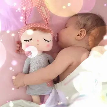 Fata De Copil Jucărie Cadouri De Pluș Umplute Dormit Fata Iepuras Baby Doll Copii De Jucarie Cadou