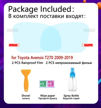 Pentru Toyota Avensis T270 T27 2009 - 2019 Acoperire Completă Anti Ceață Film Oglinda Retrovizoare Impermeabil, Anti-Ceață Filme Curat Accesorii Auto
