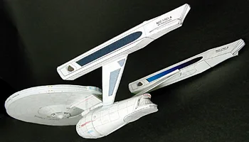 Hârtie 3D Model Star Trek NCC-1701-UN HD de Desen Model DIY Manual de Reducere a Presiunii Jucărie