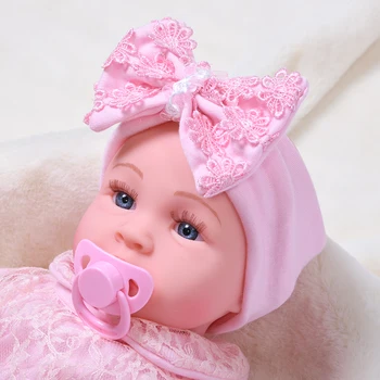 45CM Plângând Renăscut Baby Doll Silicon Interactiv Baby Dolls Râs Electric Realiste Real Renăscut Bebe Jucarii Cadou Pentru Copii