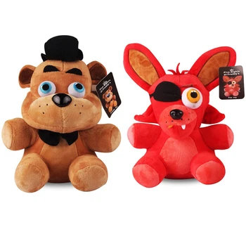 1buc 18cm FNAF Jucărie de Pluș Papusa Cinci Nopți La lui Freddy Freddy Urs Bonnie, Chica, Foxy Pluș Umplute Jucării pentru Copii Cadouri pentru Copii