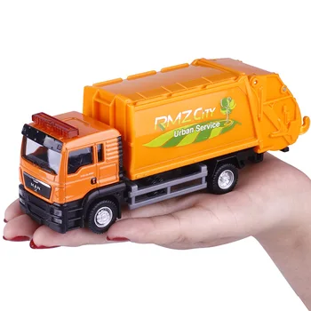 Scara 1:64 camion de gunoi camionul de model de masina aliaj mașină de jucărie pentru copii