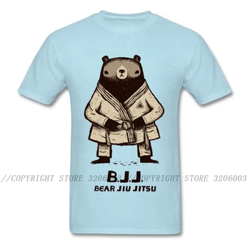 3D Imprimate Tricou BJJ Urs Jiu Jitsu T-Shirt pentru Barbati Special Vara/Toamna Guler Rotund din Bumbac Tricou Maneca Scurta de Karate