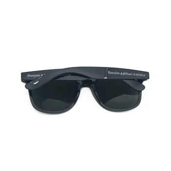 Bleumarin Negru ochelari de Soare cu Autocolant Personalizat Suveniruri de Nunta pentru Invitatii Nunta pe Plaja, magazin de Suveniruri Personalizate Cadou