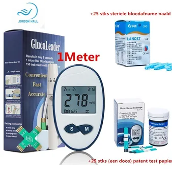 50-100 stks Bloedglucoseteststroken Lancetten Naalden Diabetische Metru Bloedsuiker Detectie Medische Glucosemeter Voor GLM-76