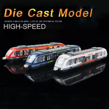1:60 de Brand Nou de Înaltă viteză Macheta Die Cast Model pentru Copii Jucarii Educative Mini Aliaj Masina de Metrou Model de Jucării pentru Copii Cadou.