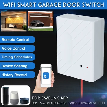 Top WiFi Smart Switch Masina Deschizător de Uși de Garaj de la Distanță de Control pentru EWeLink APLICAȚIE de Telefon de Sprijin Alexa de Start Google