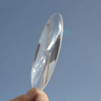 1 Pereche Transparent 50x80mm Lupa PVC Accesorii Ochelari 3D Lentila Fresnel Plat Rundă de Înlocuire Subțire VR Pentru Carton Google