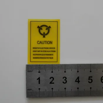 4*2.2 cm Antistatic ESD ATENȚIE Adeziv Autocolant Anti-statice, de Avertizare de Ambalare Etichete Sigiliu Marca De Electronice Sensibile de Ambalare