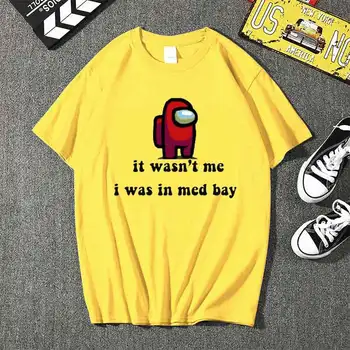 Nu-Mi Impostor Printre Noi T Camasa Barbati Kawaii Topuri de Desene animate T-shirt Karate Grafic Tricouri Tricou Unisex Harajuku Cămașă de sex Masculin