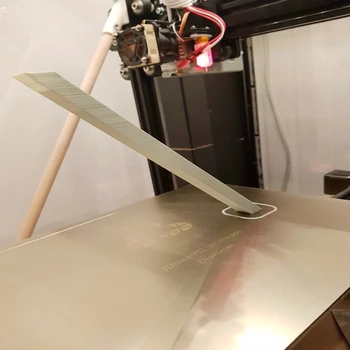 ENERGIC Noi 250x400mm Îndepărtarea de Primăvară din Tablă de Oțel Pre-aplicat PEI Construi Placă de Văduva Neagră Imprimantă 3D Fierbinte Pat