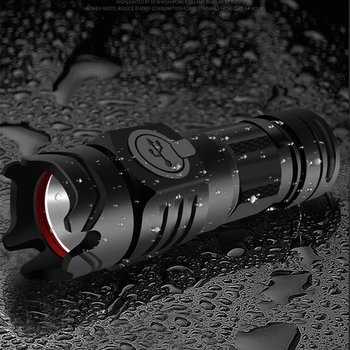 Cea mai Strălucitoare Mini Lanterna Led-uri USB Reîncărcabilă Lanterna Aluminiu de Înaltă Calitate rezistent la apa autoaparare Lanterna 10W Super Luminoase