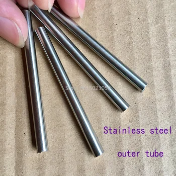Diametrul de 6mm DIY Cuțit Cuțit Mozaicuri Pin Nituri 9cm Lungime de Unghii Tub de Alamă+Tub de oțel #608