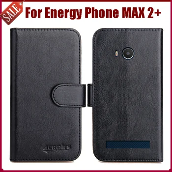 Vânzare Fierbinte! ENERGIE SISTEM Energy Phone MAX 2+ Caz Nou de Sosire 6 Culori de Înaltă Calitate, Piele Flip Capacul de Protecție