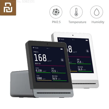 Youpin ClearGrass Aer Monitor IPS Touch Screen Calitatea Aerului PM2.5 Detector Higrometru Termometru Senzor de CO2 Metru de Monitor Tester