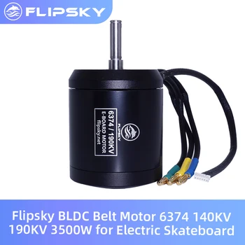 Flipsky BLDC Motor Curea 6374 190KV 3250W pentru Skateboard Electric cu funcția impermeabil și praf