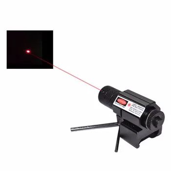 Puternic Tactice Punct Roșu Mini Laser Aplicare Weaver Picatinny Muntele Set pentru Pistol Pusca Pistol Airsoft Lunetă de Vânătoare